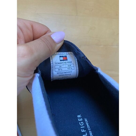 TOMMY Hilfiger "Panco" Slip On Sneaker Men Sz 9.5 White - Picture 7 of 8